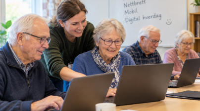 Lenke til artikkel: Datakurs for eldre