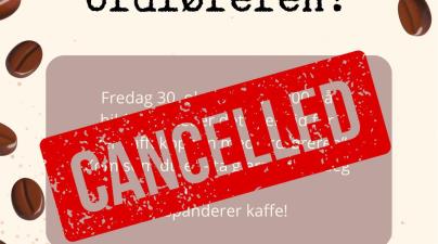 Lenke til artikkel: Avlysning av Kaffepraten med ordføreren